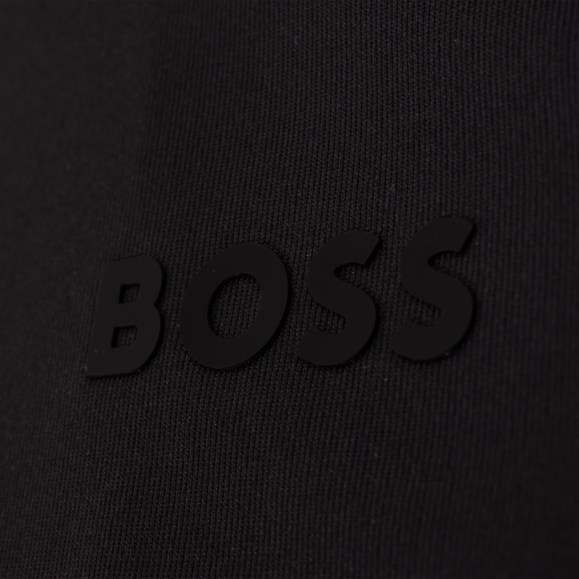 Boss Paddy Striped C1 Mens Polo Shirt Black